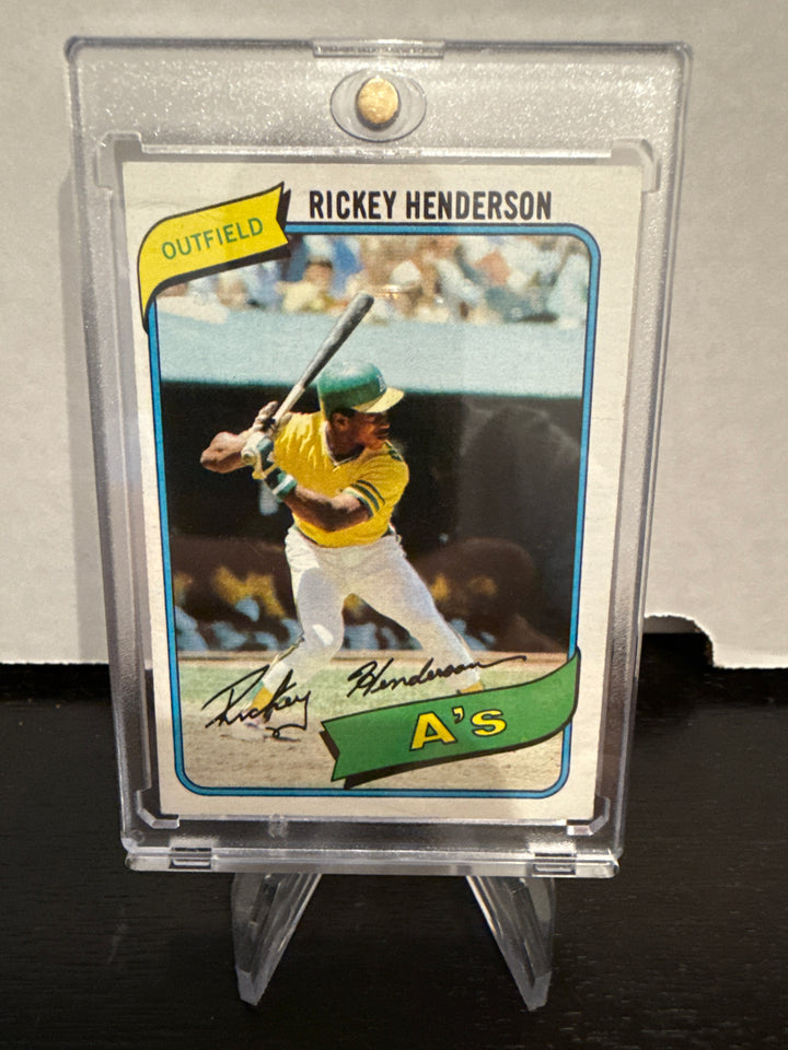 Rickey Henderson 1980 Topps Rookie