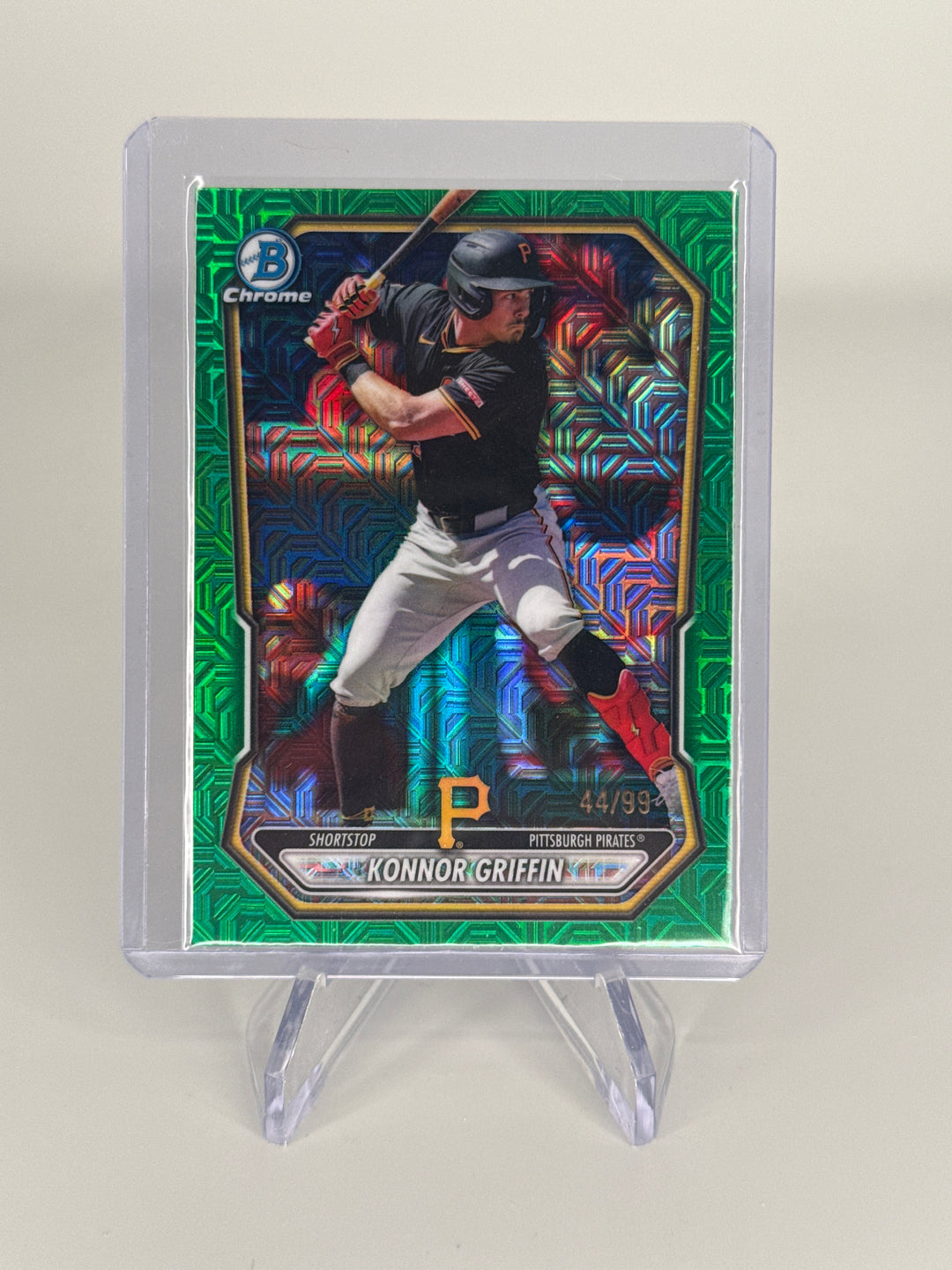 Konnor Griffin 2026 Bowman Chrome Mega Box Green Refractor, 44/99