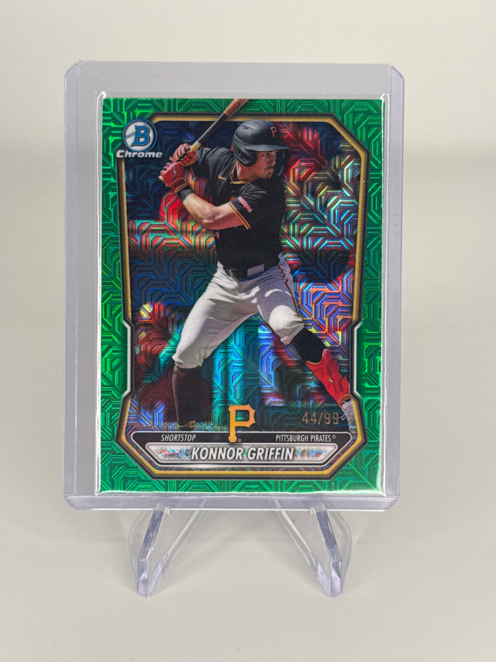 Konnor Griffin 2026 Bowman Chrome Mega Box Green Refractor, 44/99