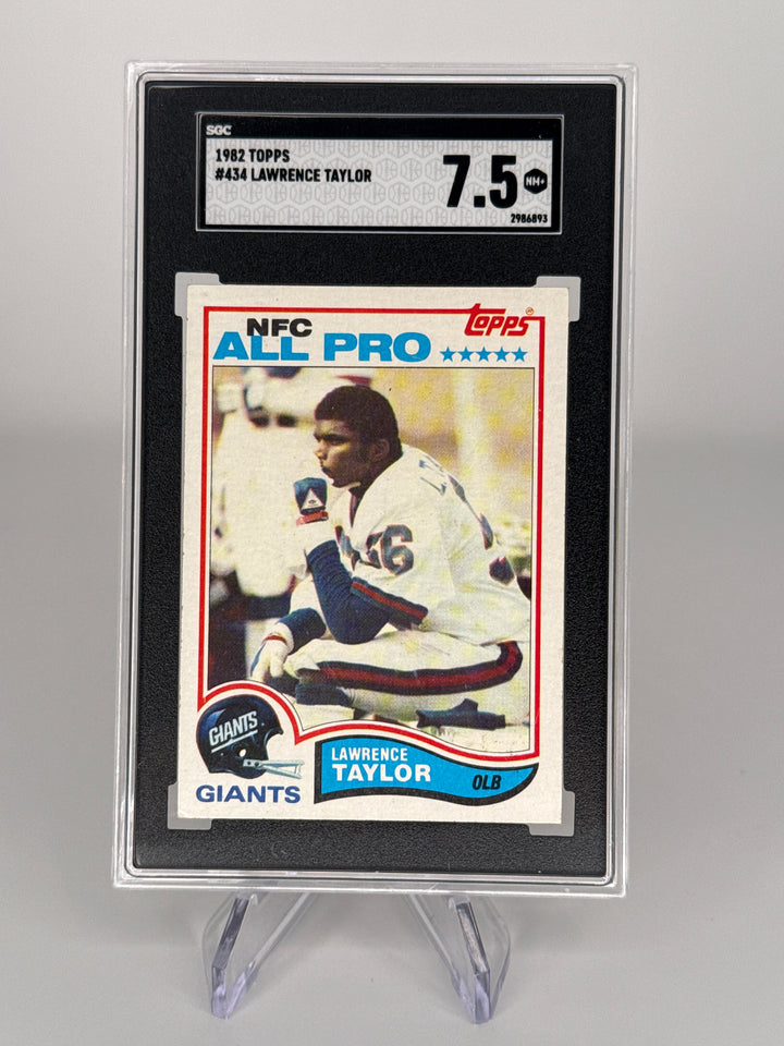 Lawrence Taylor 1982 Topps All Pro, SGC 7.5