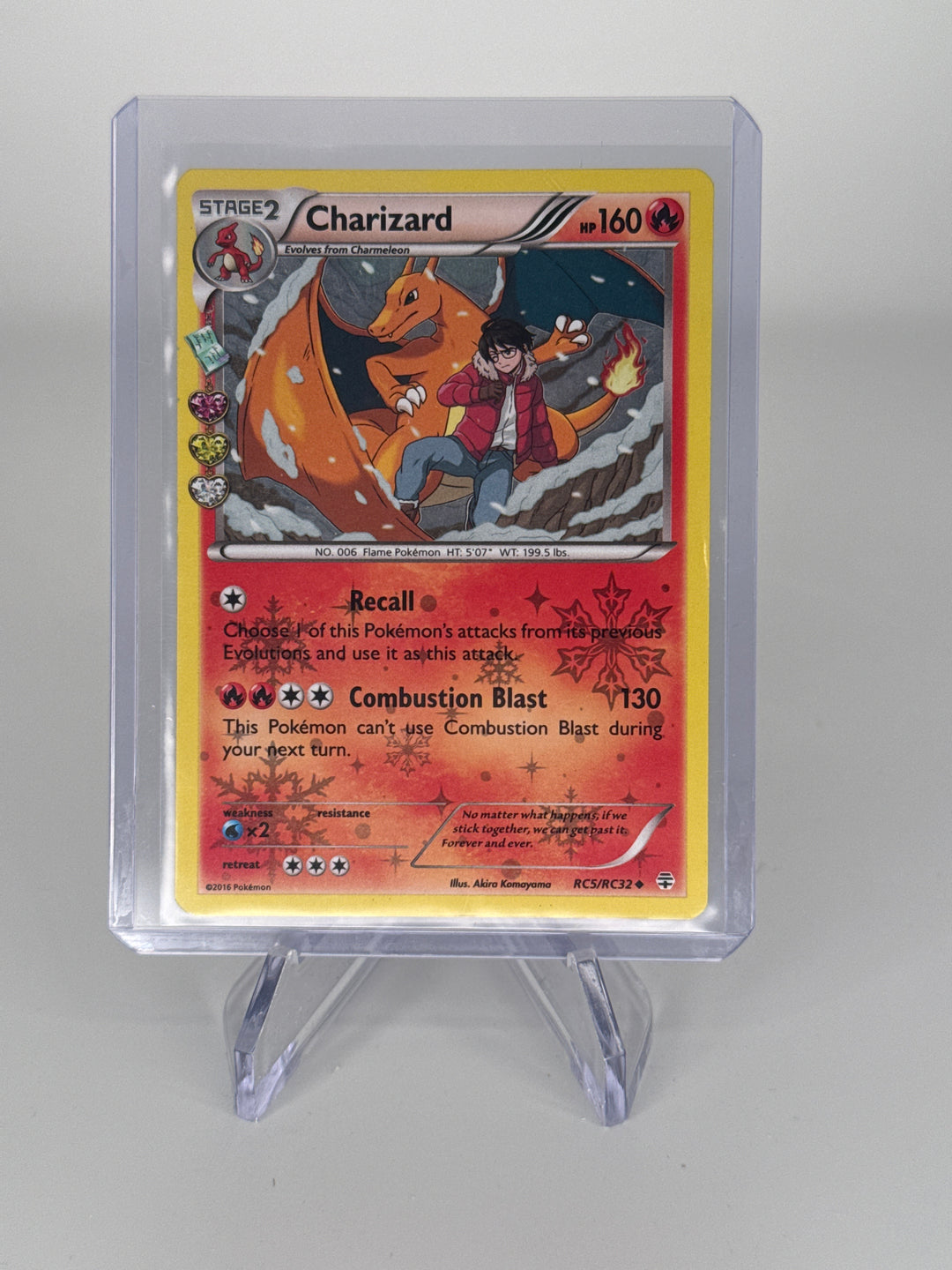 Pokemon TCG 2016 Charizard Radiant Collection Holo, RC5/RC32
