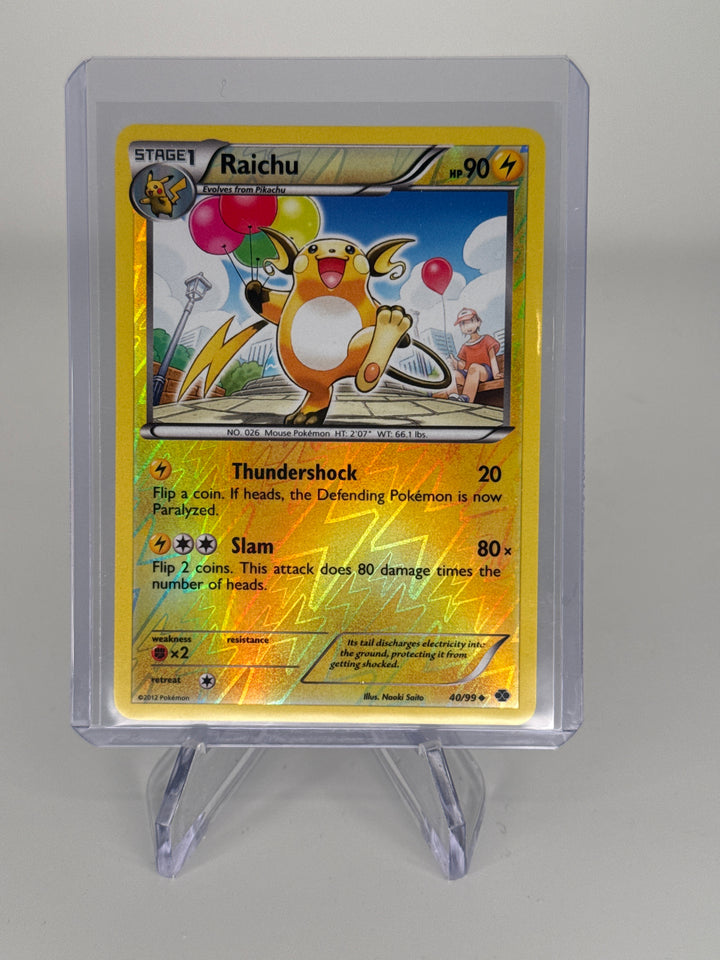 Pokemon TCG 2012 Raichu Uncommon Destinies Reverse Holo, 40/99