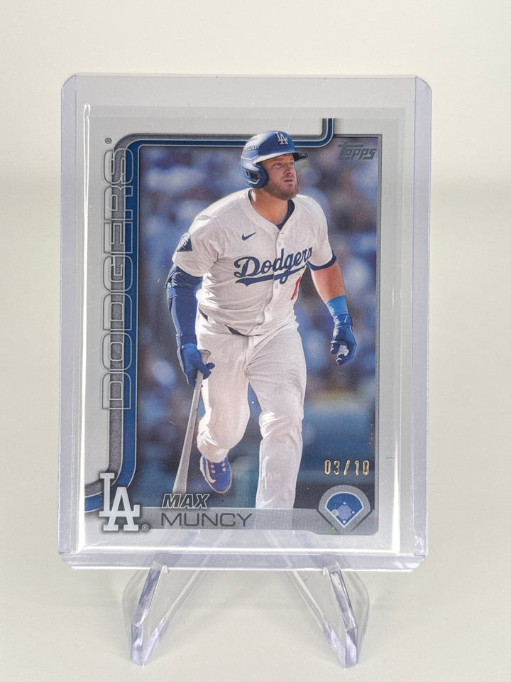 Max Muncy 2025 Topps Update Clear, 03/10