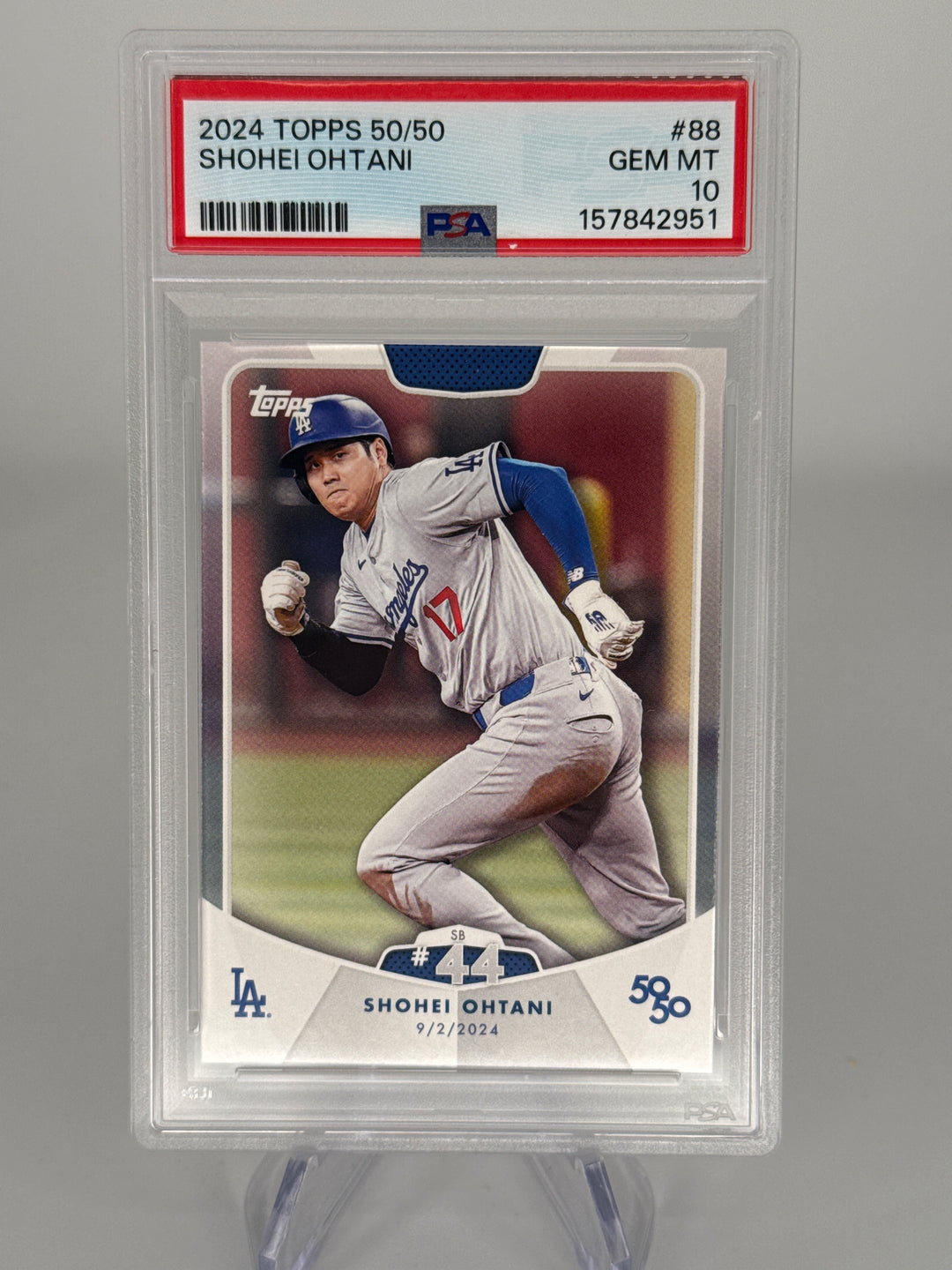 Shohei Ohtani 2024 Topps 50/50, PSA 10 Gem Mint