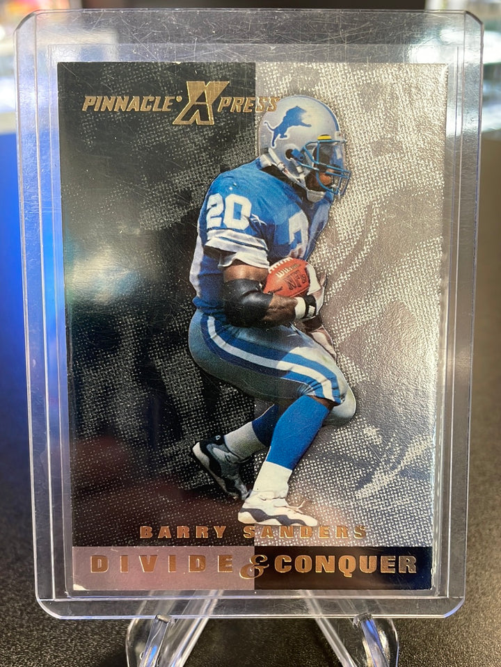 Barry Sanders 1997 Pinnacle Express Divide and Conquer 288