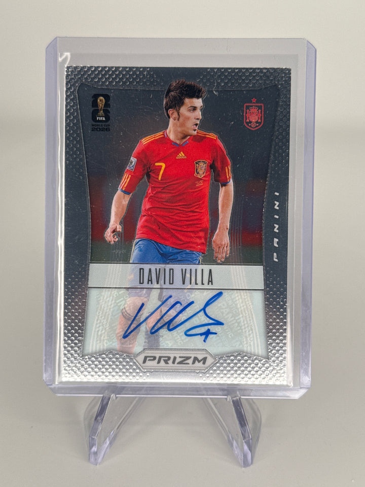 David Villa 2026 Panini Prizm World Cup Auto