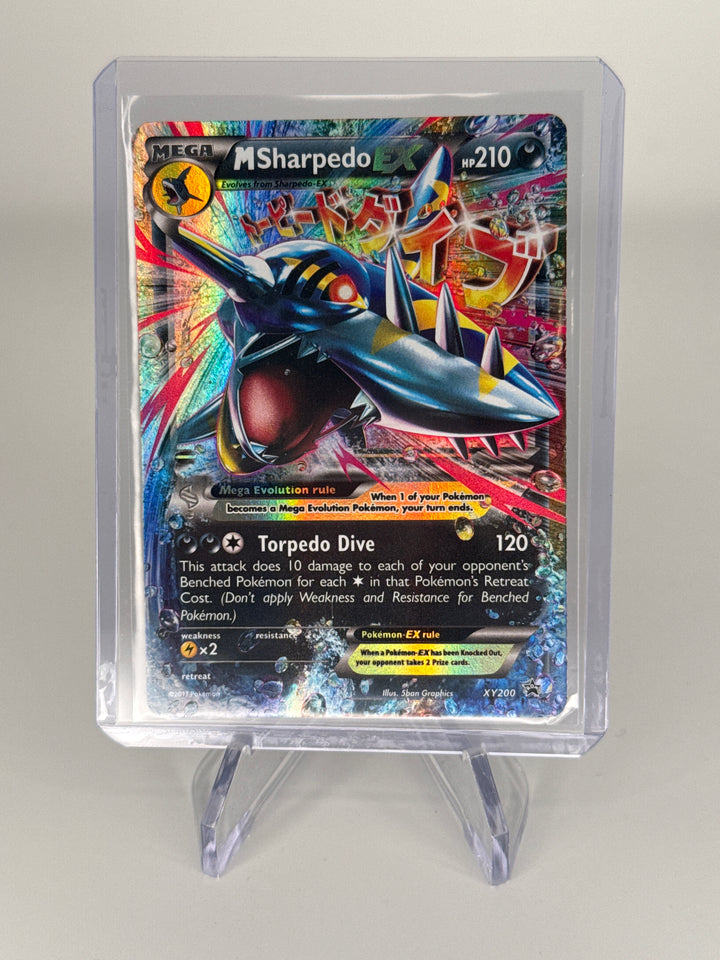 Pokémon TCG 2017 M Sharpedo EX Black Star Promo Full Art Holo, XY200