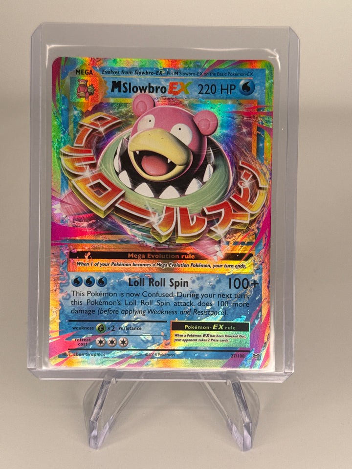 Pokemon TCG 2016 Mega Slowbro EX XY Evolutions Holo, 27/108