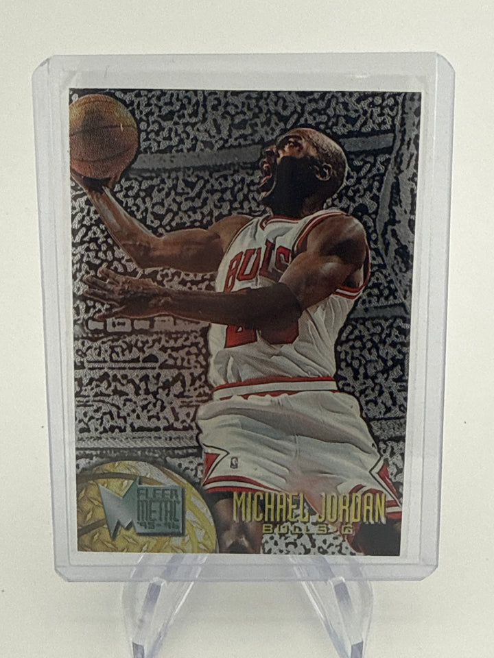 Michael Jordan 1995-1996 Fleer Metal Spotlight Silver