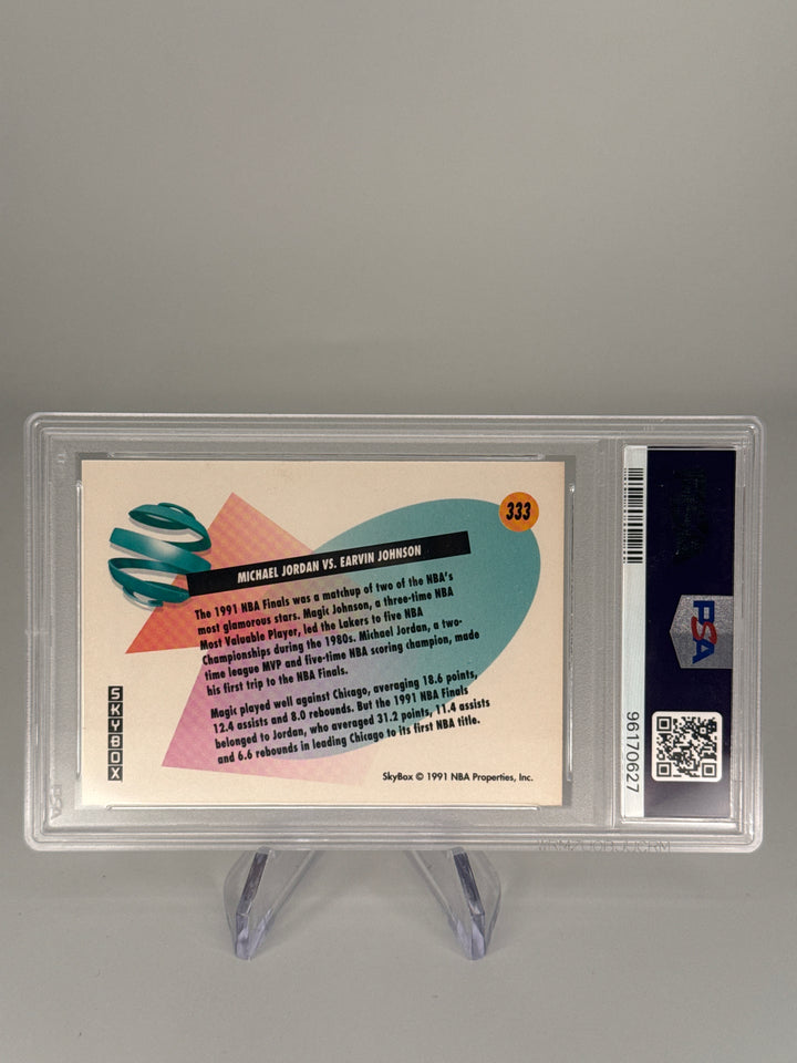 Michael Vs. Magic 1991 Skybox, PSA 10 Gem Mint