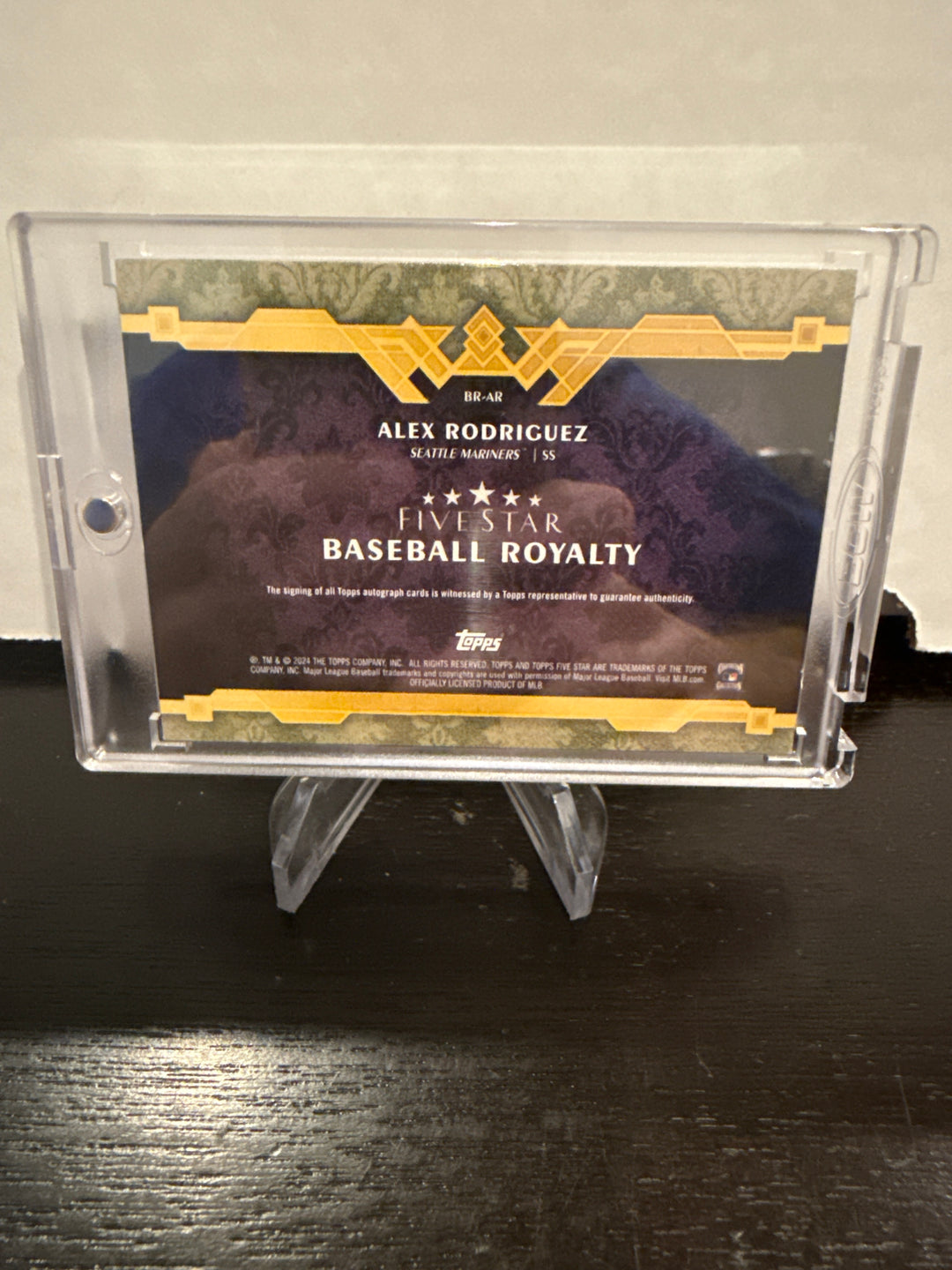 Alex Rodriguez 2024 Topps Five Star Baseball Royalty Auto, 06/15