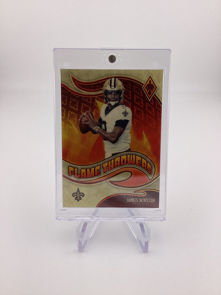 Jameis Winston 2021 Panini Phoenix Flame Throwers 1/1 Gold Vinyl
