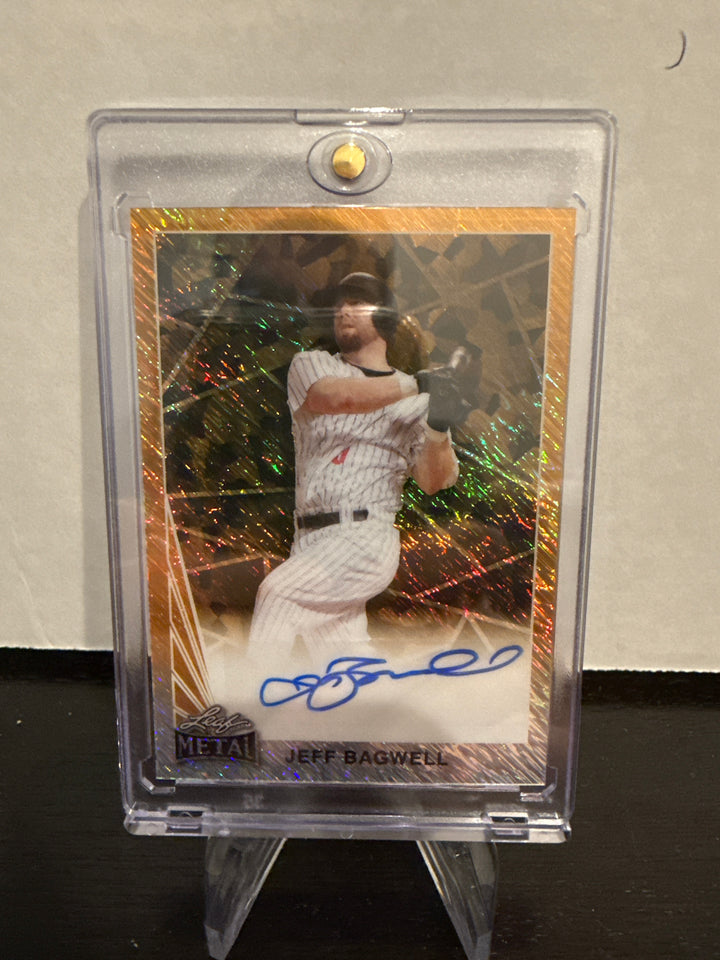 Jeff Bagwell 2024 Leaf Metal 1/1 Autograph