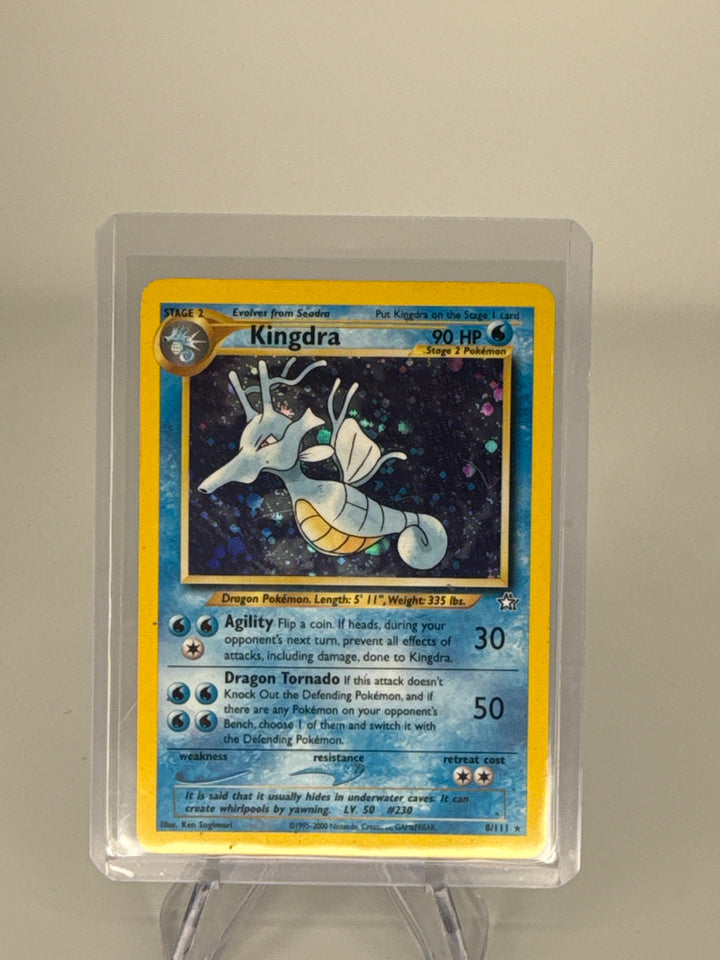 Pokemon TCG 2000 Kingdra Neo Genesis Holo, 8/111