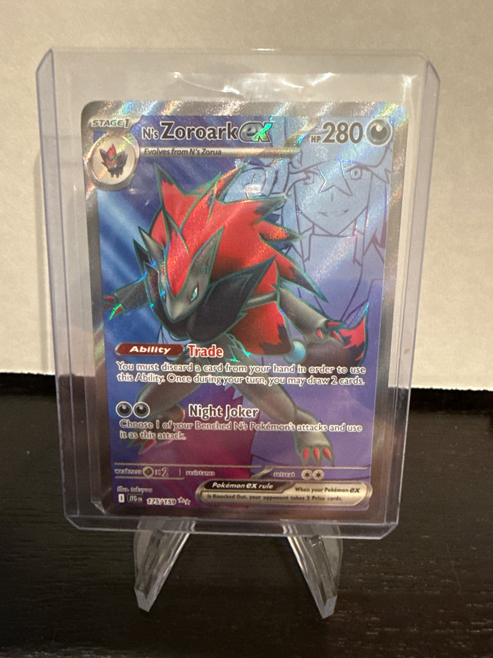 Pokemon TCG 2025 N's Zoroark EX Journey Together Full Art Holo, 175/159