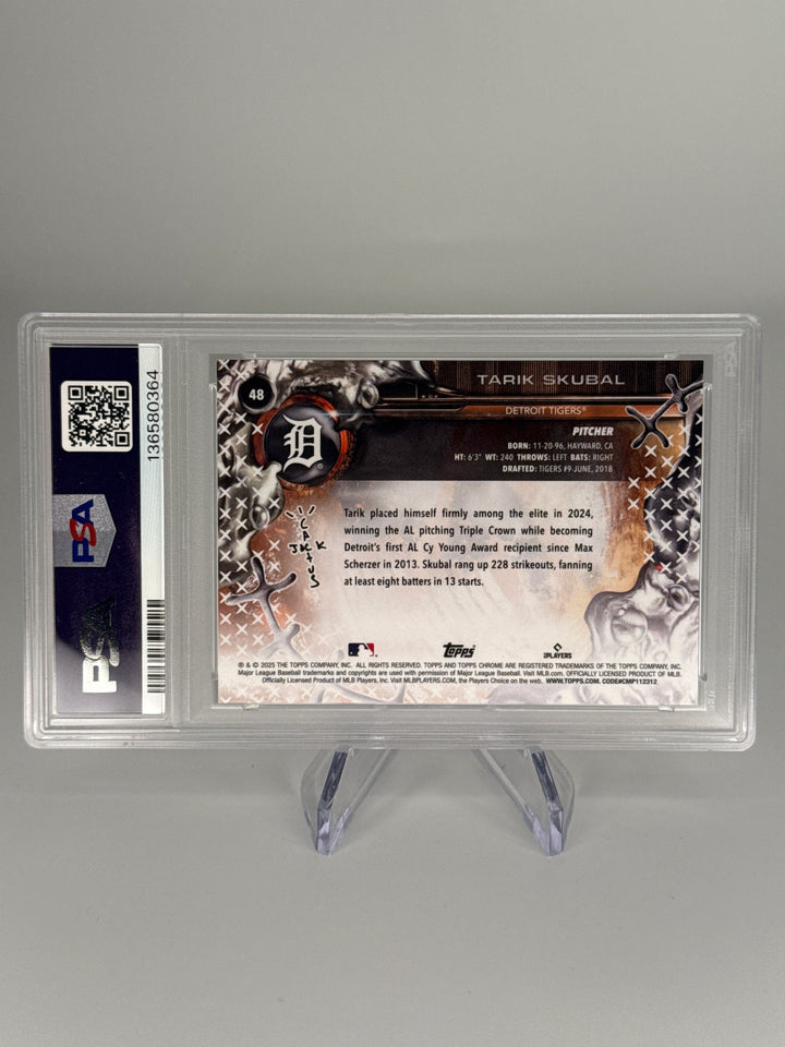 Tarik Skubal 2025 Topps X Cactus Jack, PSA 10 Gem Mint