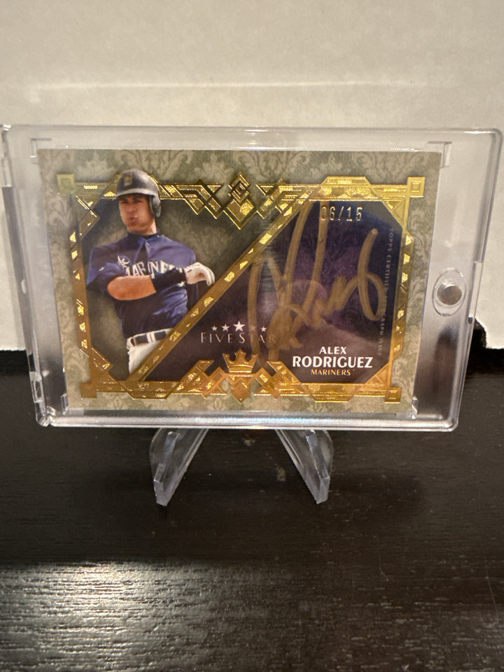 Alex Rodriguez 2024 Topps Five Star Baseball Royalty Auto, 06/15