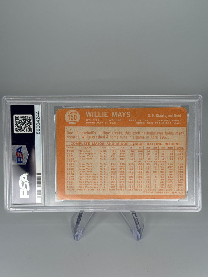 Willie Mays 1964 Topps, PSA 1 MC