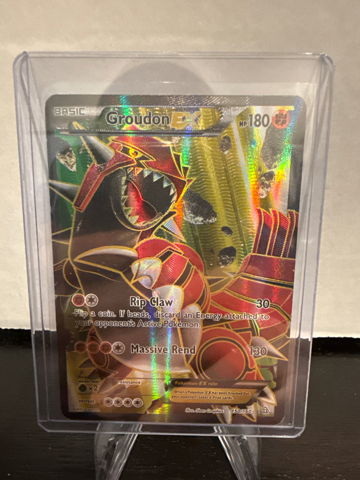 Pokemon TCG 2015 Groudon EX Primal Clash Ultra Rare, 150/160