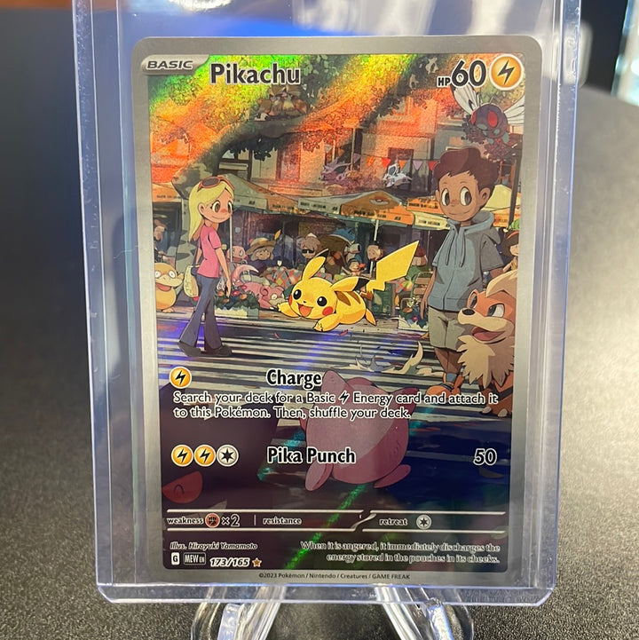Pokémon TCG 2023 Pikachu Full Art Special Illustration Rare , 173/165
