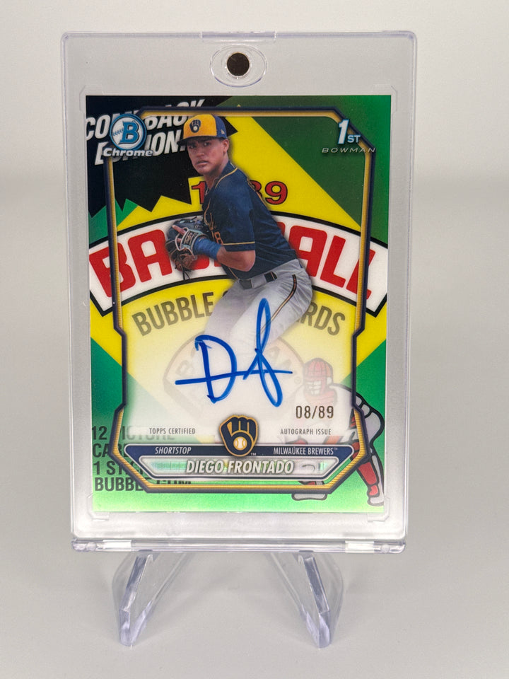 Diego Frontado 2026 Bowman Chrome Packfractor 1st Auto, 08/89