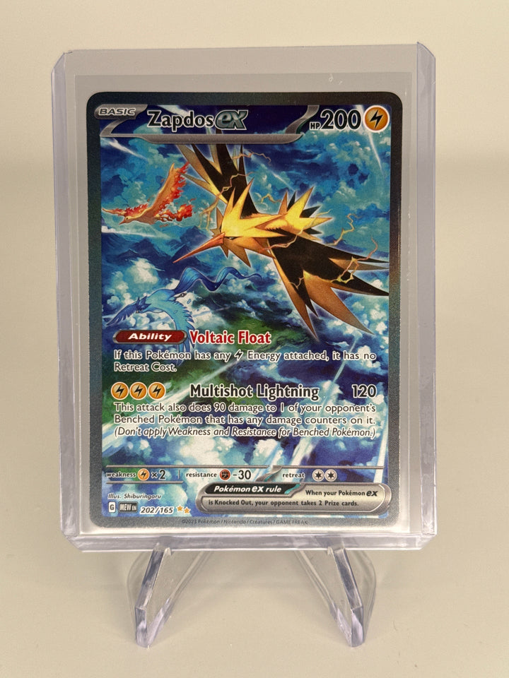 Pokémon TCG 2023 Zapdos EX Scarlet & Violet 151, 202/165
