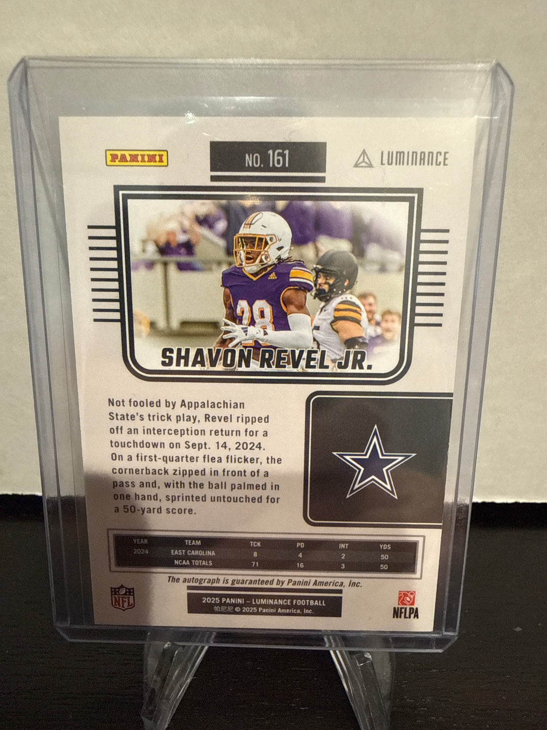 Shavon Revel Jr. 2025 Panini Luminance Rookie Auto Vivid, 08/10