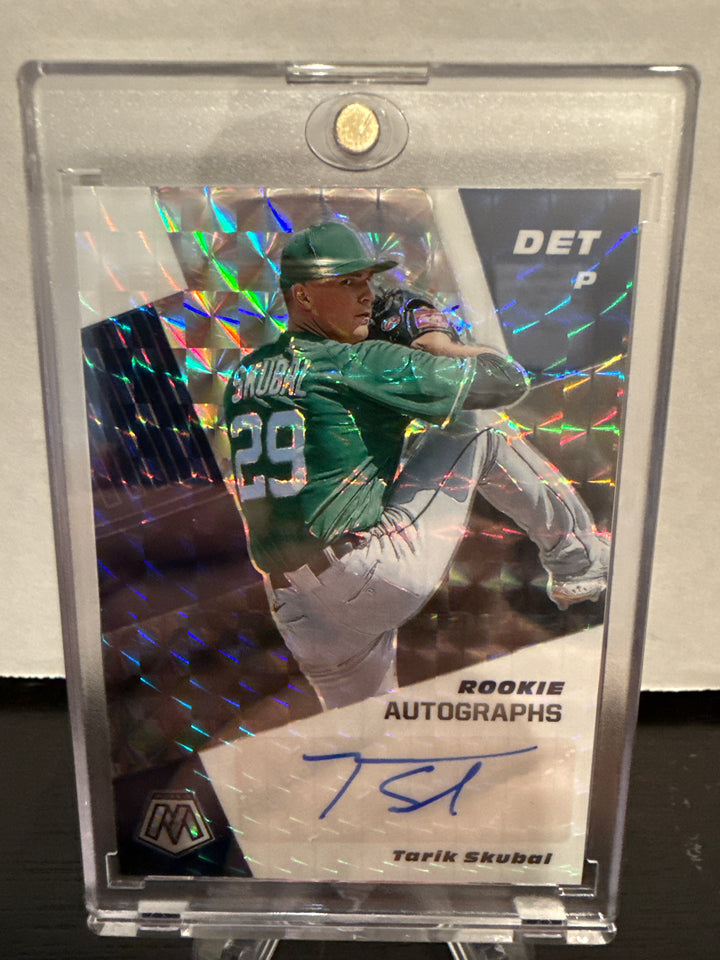 Tarik Skubal 2021 Panini Mosaic Rookie Auto