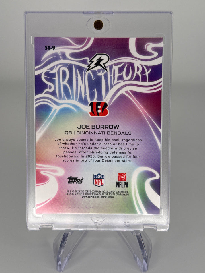 Joe Burrow 2026 Topps Resurgence String Theory SSP Case Hit