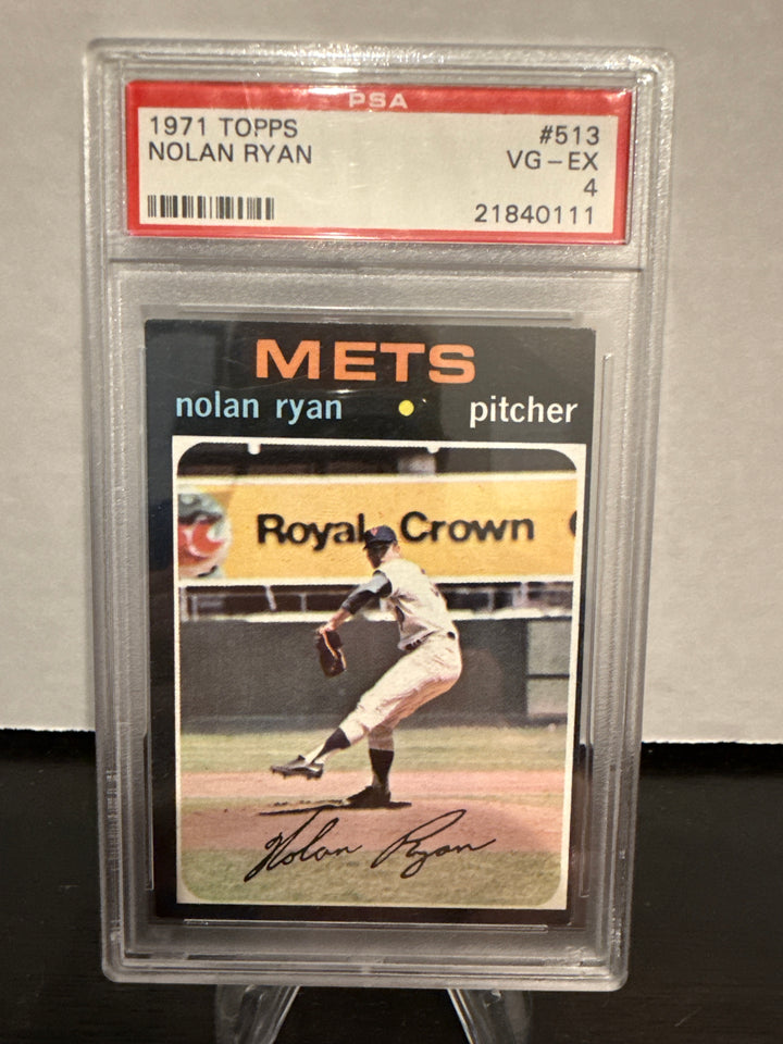 Nolan Ryan 1971 Topps 513, PSA 4