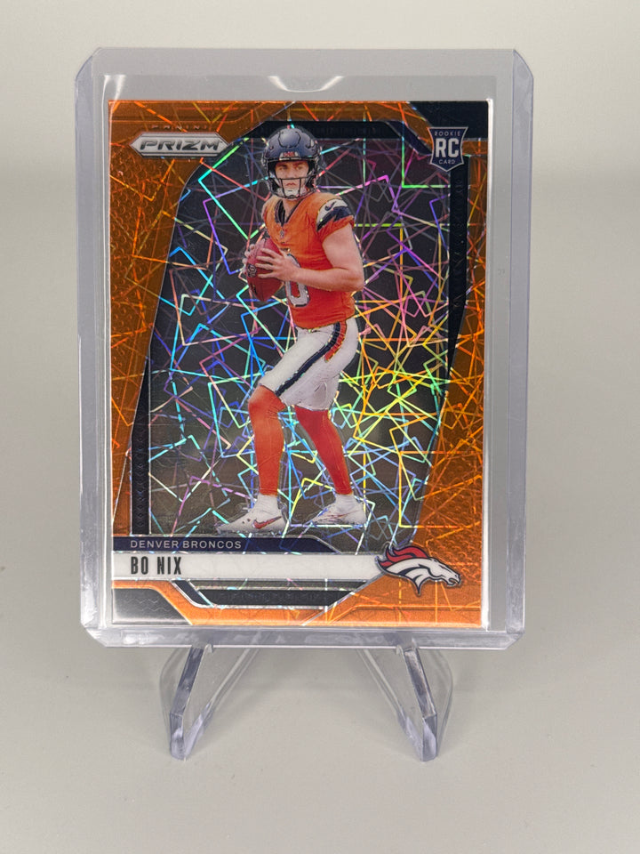 Bo Nix 2024 Panini Prizm Laser Rookie