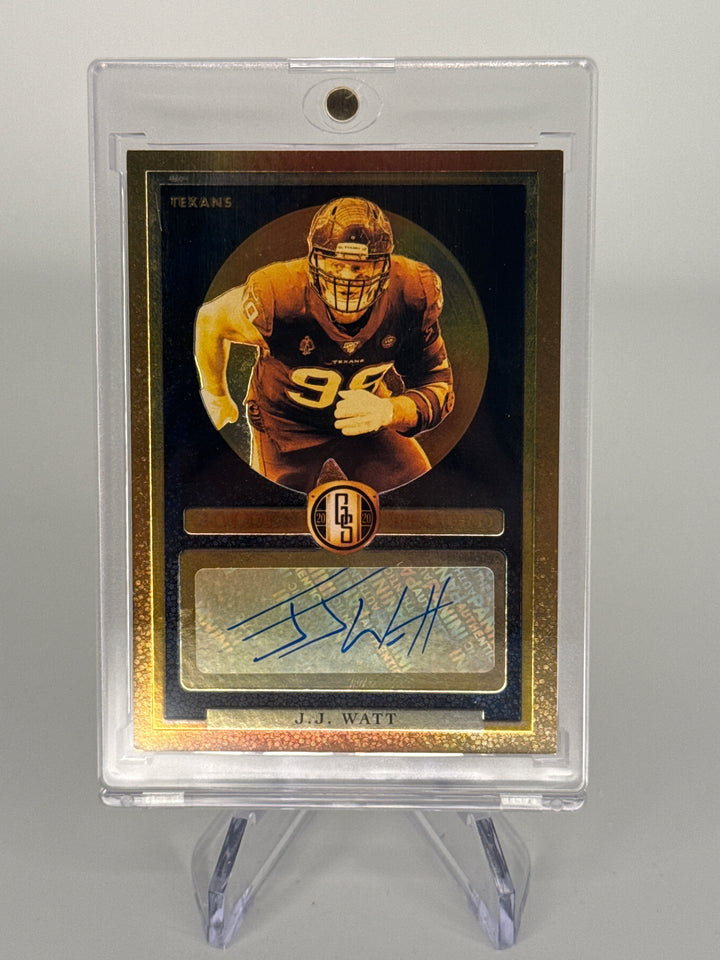 JJ Watt 2020 Panini Gold Standard Golden Record Auto, 05/10
