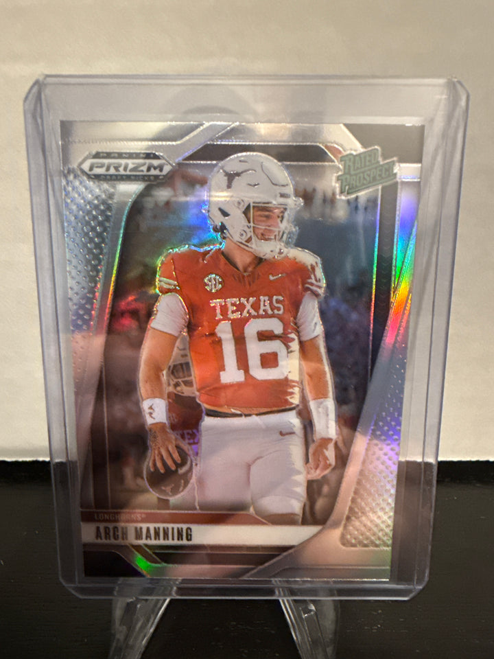 Arch Manning 2025 Panini Prizm Draft Picks Rated Prospect Silver