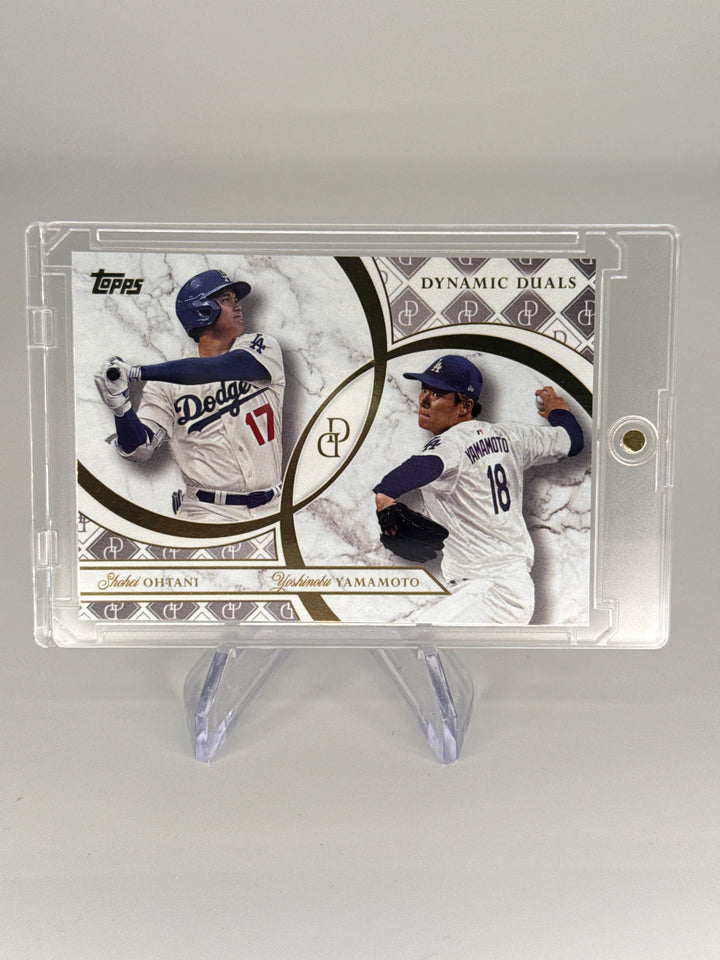 Shohei Ohtani/Yoshinobu Yamamoto 2024 Topps Dynamic Duals