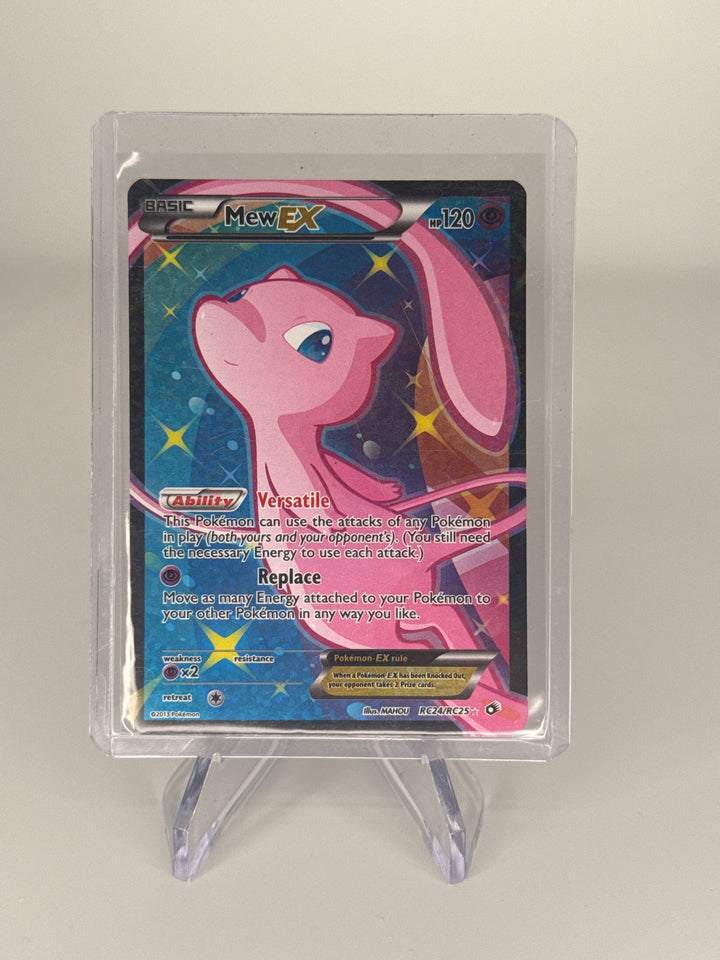 Pokemon TCG 2013 Mew EX Legendary Treasures Full Art, RC24/RC25