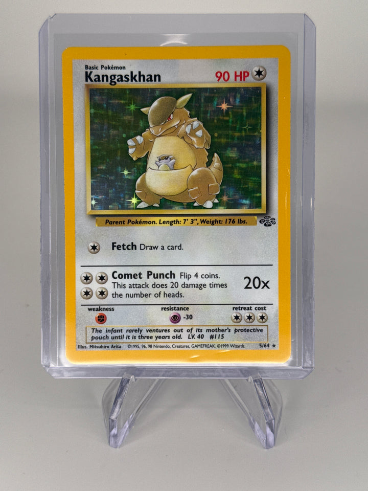 Pokemon TCG 1999 Kangaskhan Jungle Set Holo, 5/64