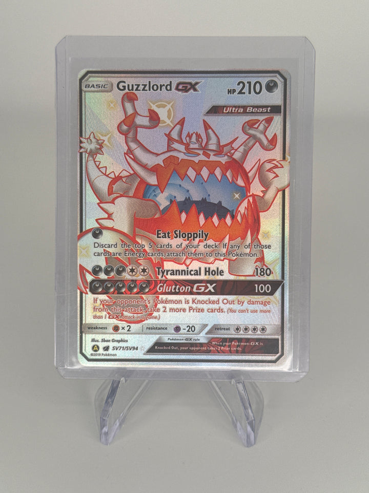 Pokemon TCG 2019 Guzzlord GX Hidden Fates Ultra Rare Full Art, SV71/SV94