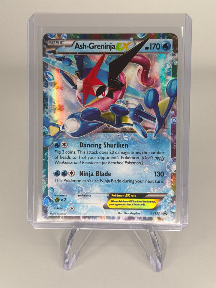 Pokemon TCG 2016 Ash-Greninja EX Black Star Promo Holo, XY133