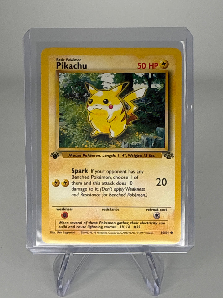 Pokemon TCG 1999 Pikachu 1st Edition Jungle Set, 60/64