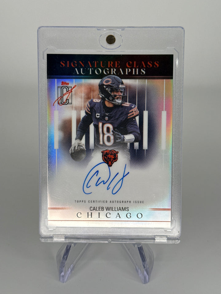 Caleb Williams 2025 Topps Signature Class Chrome Auto