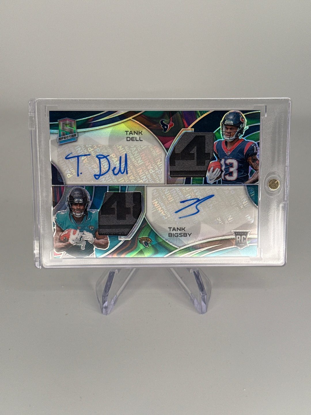Tank Dell/Tank Bigsby 2023 Panini Spectra Dual Rookie Patch Auto, 1/4