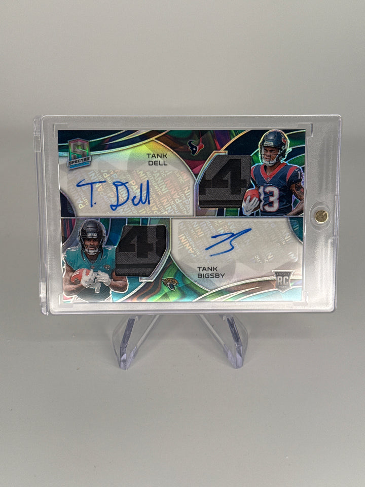 Tank Dell/Tank Bigsby 2023 Panini Spectra Dual Rookie Patch Auto, 1/4