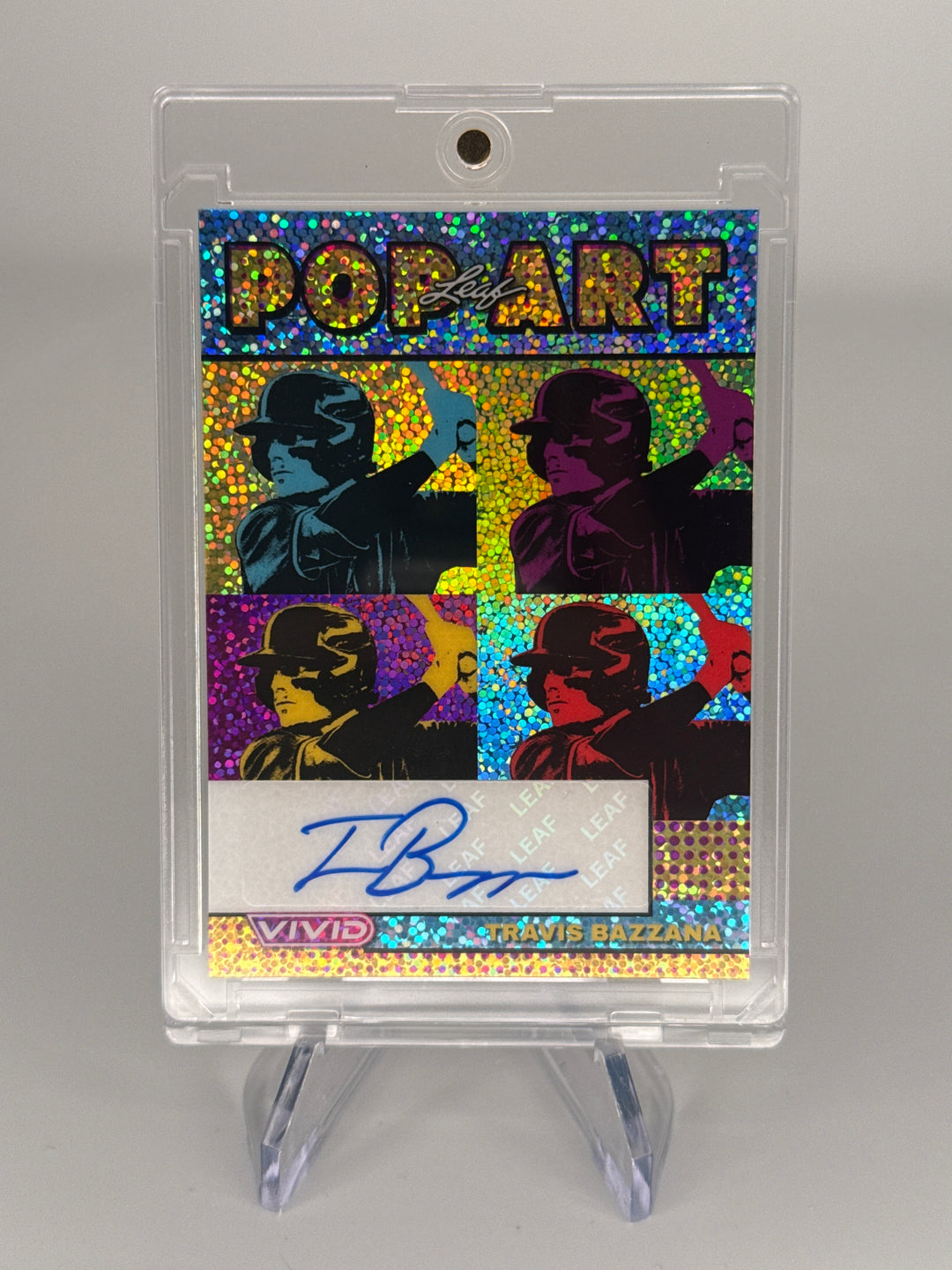 Travis Bazzana 2024 Leaf Vivid Pop Art Auto, 10/10