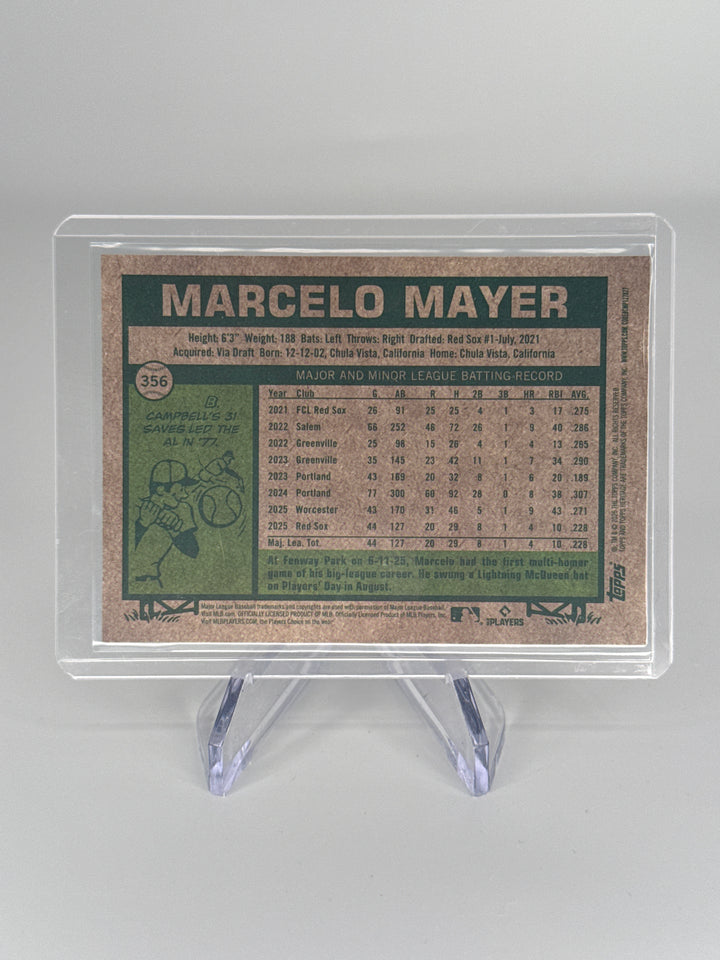 Marcelo Mayer 2026 Topps Heritage Chrome Gold Refractor, 10/50