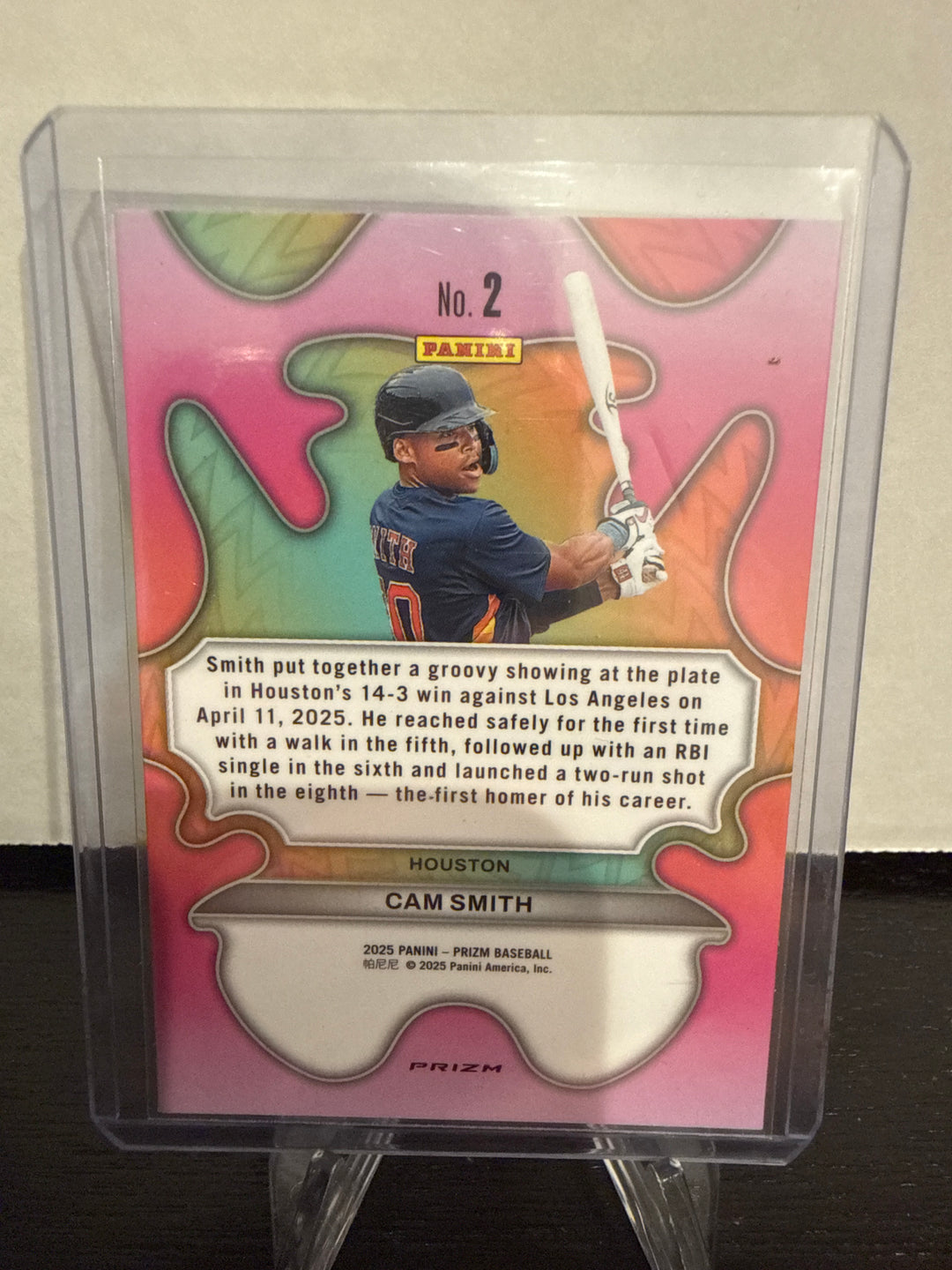 Cam Smith 2025 Panini Prizm Groovy SSP Case Hit Rookie