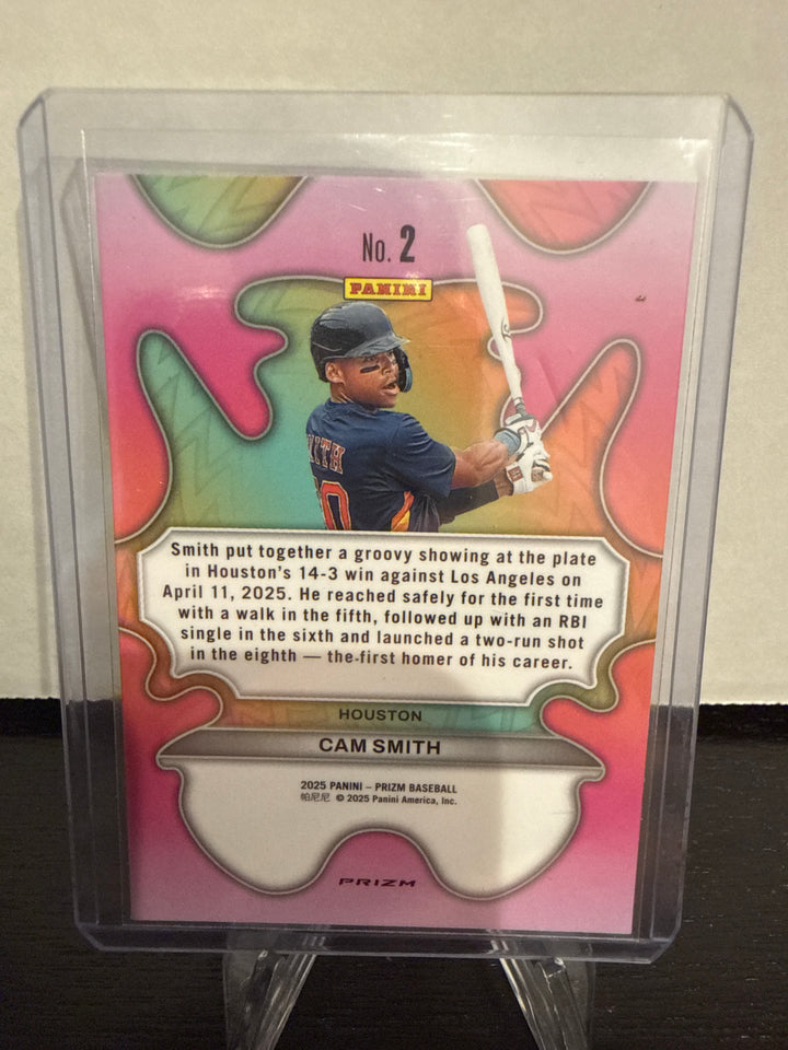 Cam Smith 2025 Panini Prizm Groovy SSP Case Hit Rookie