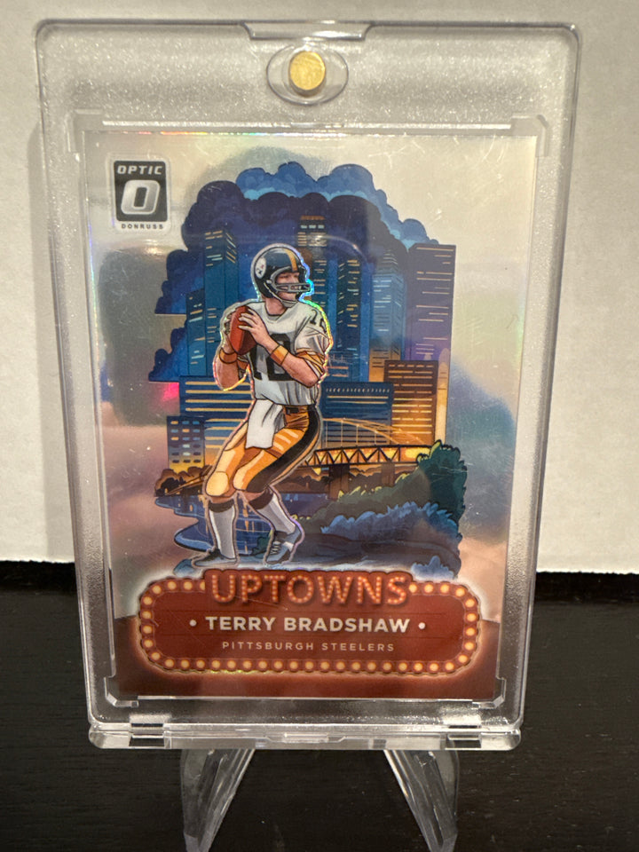 Terry Bradshaw 2024 Panini Donruss Optic SSP Uptowns Case Hit