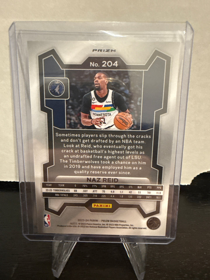 Naz Reid 2023 Panini Prizm King Snake SSP