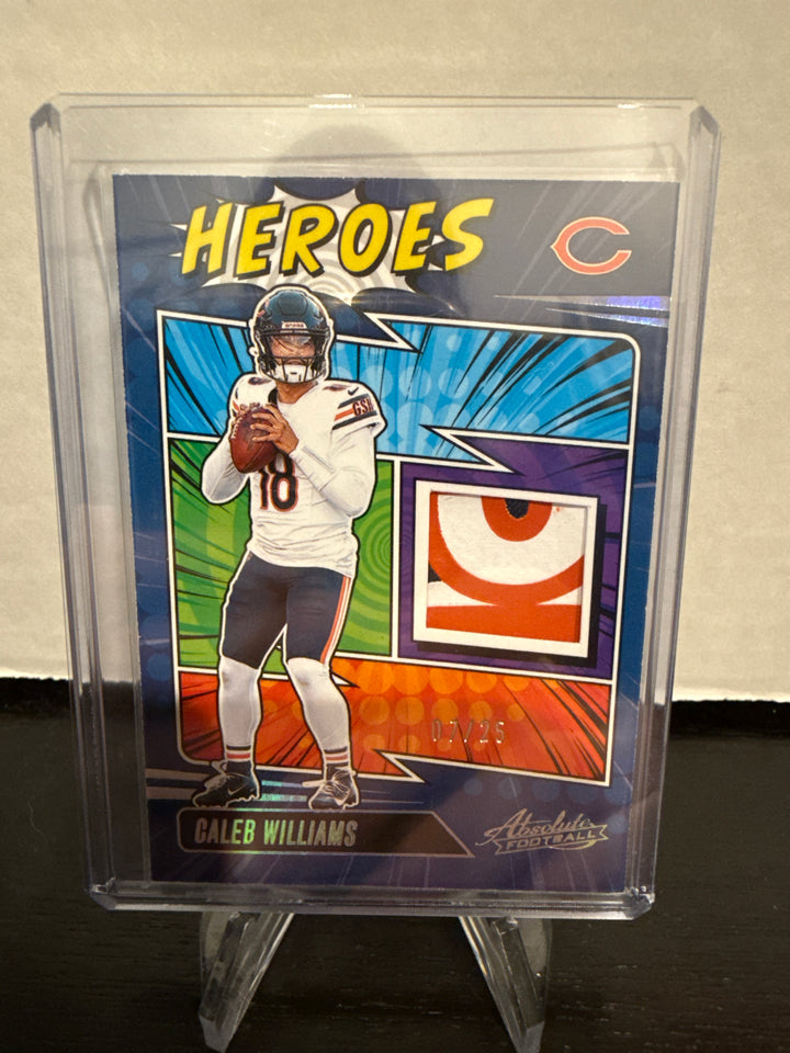 Caleb Williams 2025 Panini Absolute Heroes Relic, 07/25