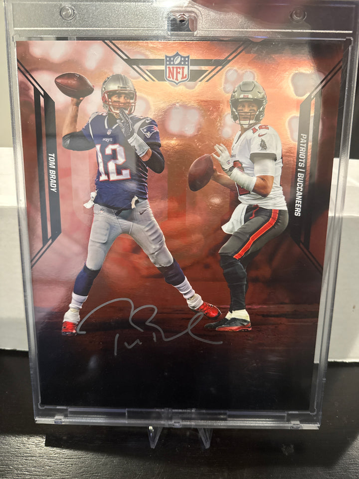 Tom Brady 2025 Fanatics Emanate 8X10 Autograph Red, 3/5